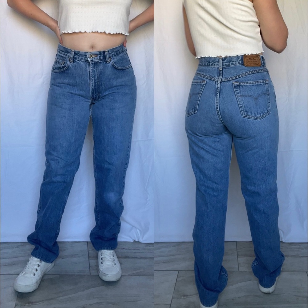 Ralph Lauren | Vintage 90s Polo Straight Tapered Mid-Rise Jeans